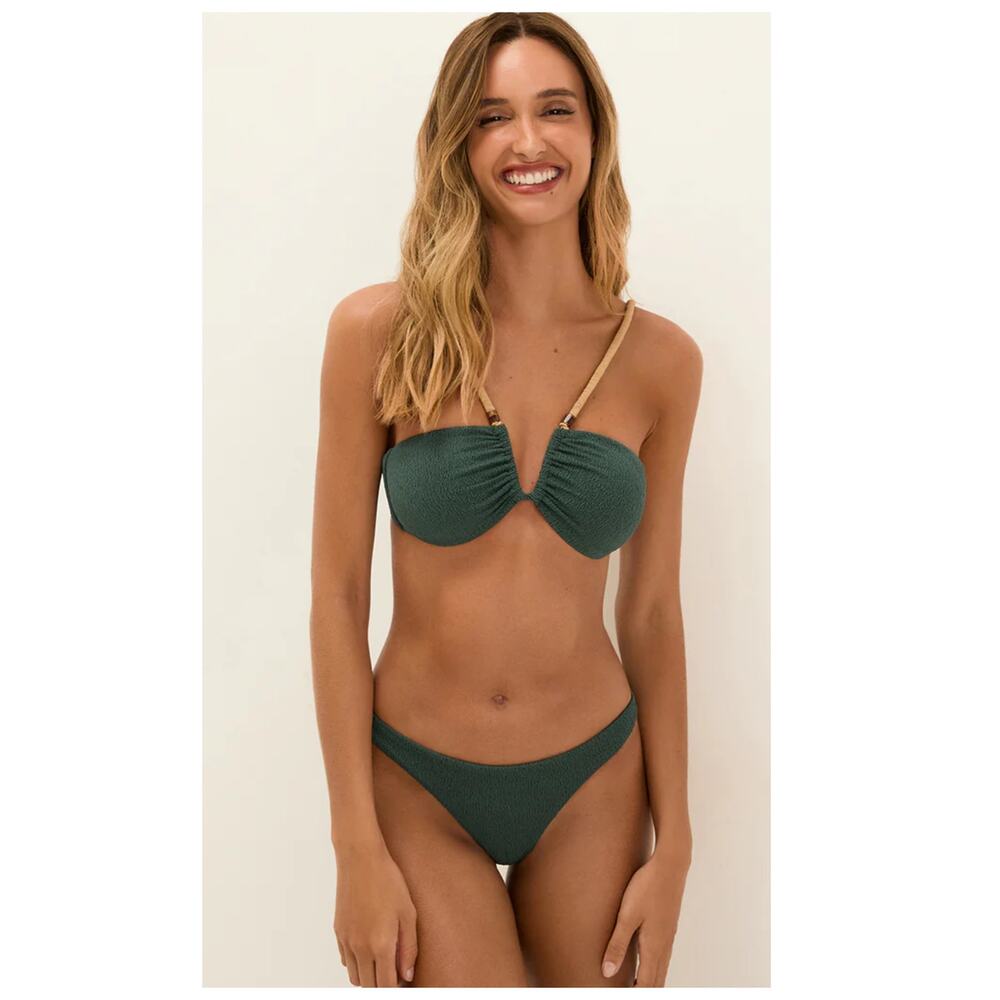 NEW ViX Paula Hermanny Firenze Basic Bikini Bottom Size Small